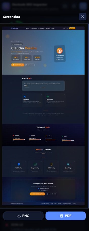 SEO Inspector — Page Capture tab