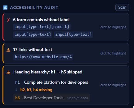 Accessibility Audit: verificação de acessibilidade