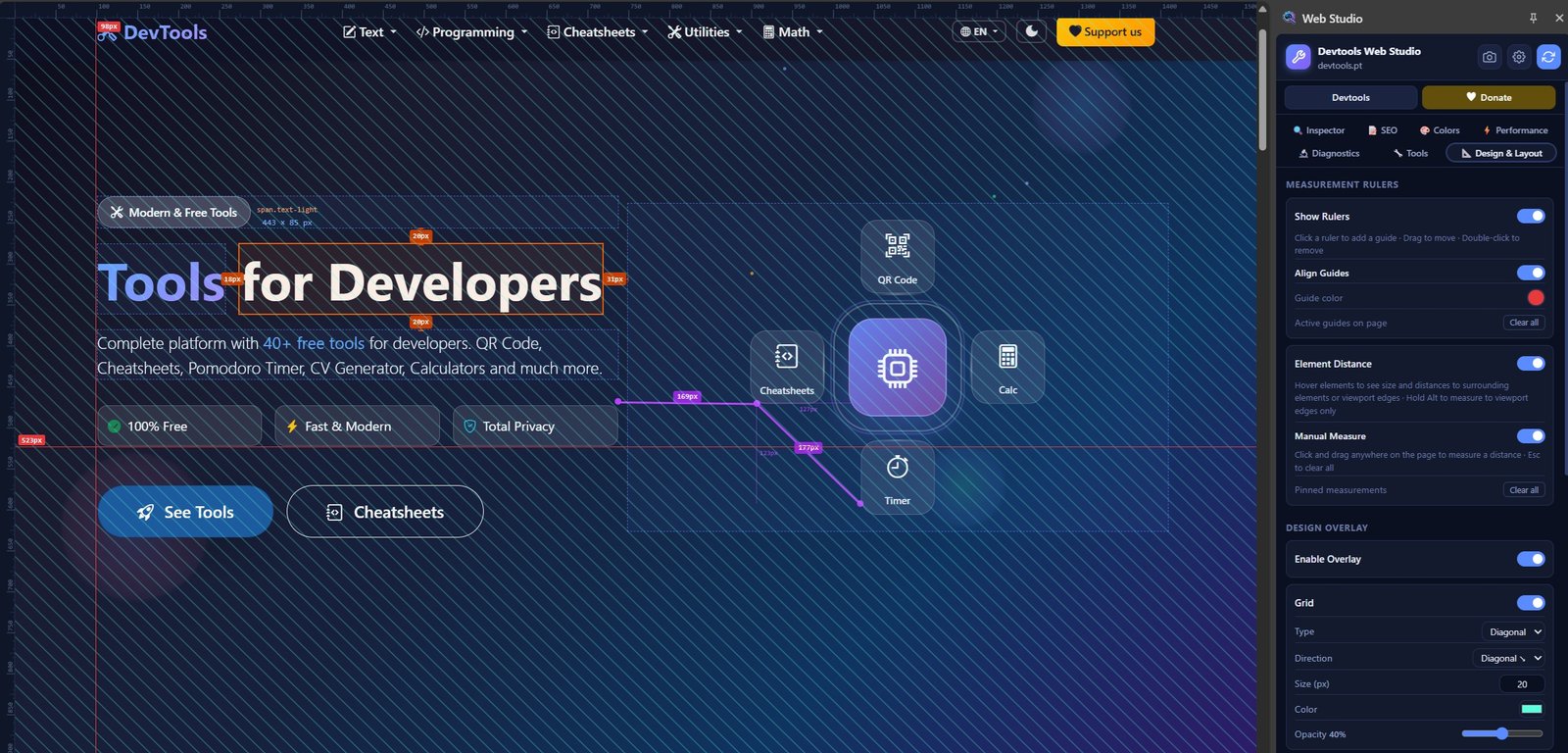 Design & Layout: réguas e ferramentas de alinhamento